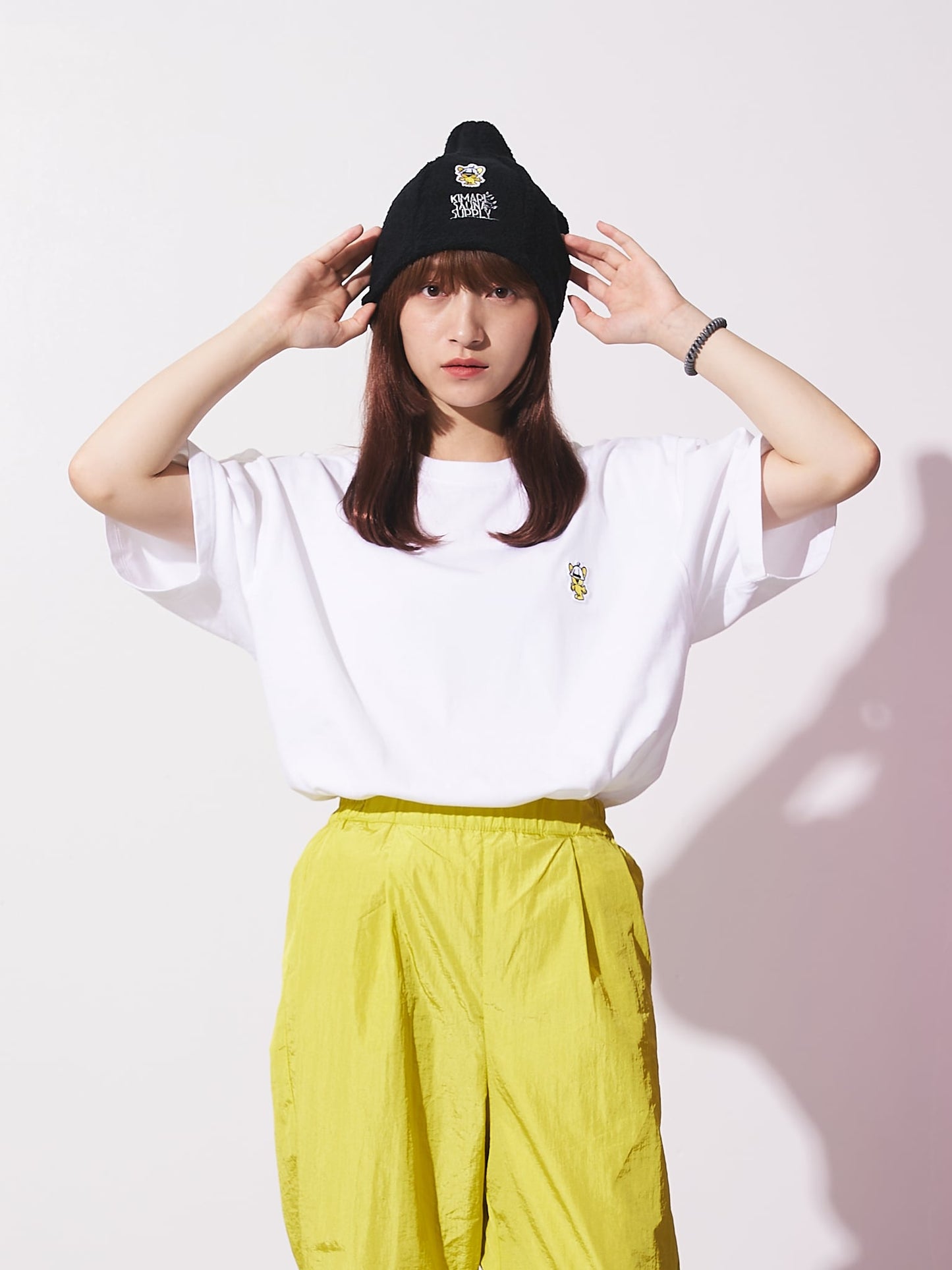 WAPPEN TEE / SPWY-A01 ホワイト×イエロー - KIMARI SAUNA SUPPLY