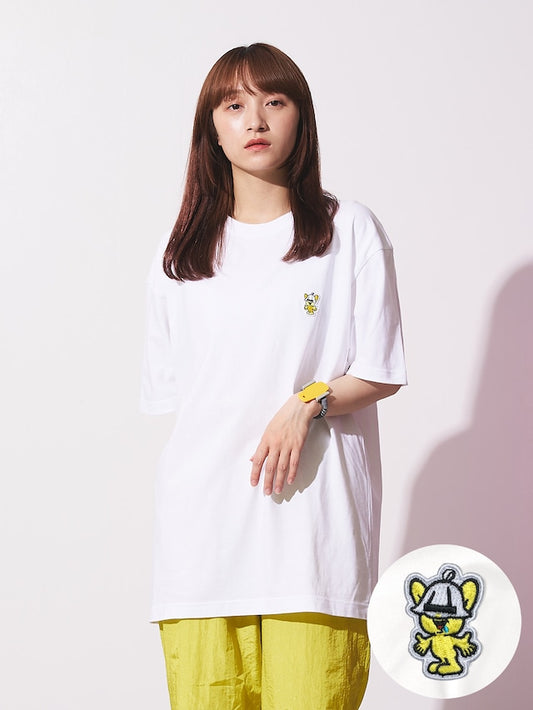 WAPPEN TEE / SPWY-A01 ホワイト×イエロー - KIMARI SAUNA SUPPLY