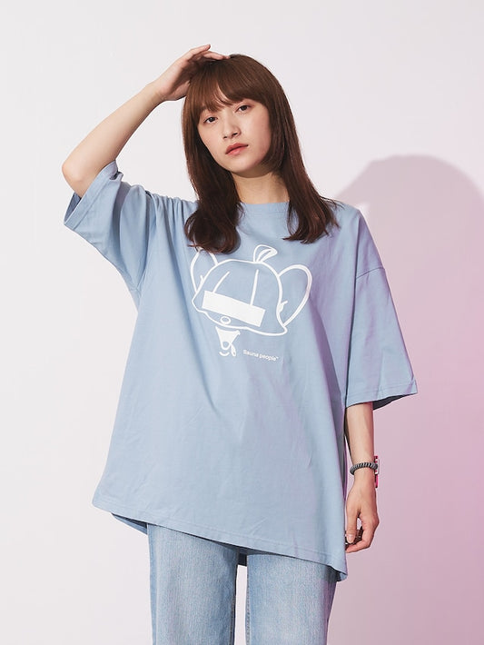 LOOSE FIT TEE / SP24-A03 スモークブルー - KIMARI SAUNA SUPPLY