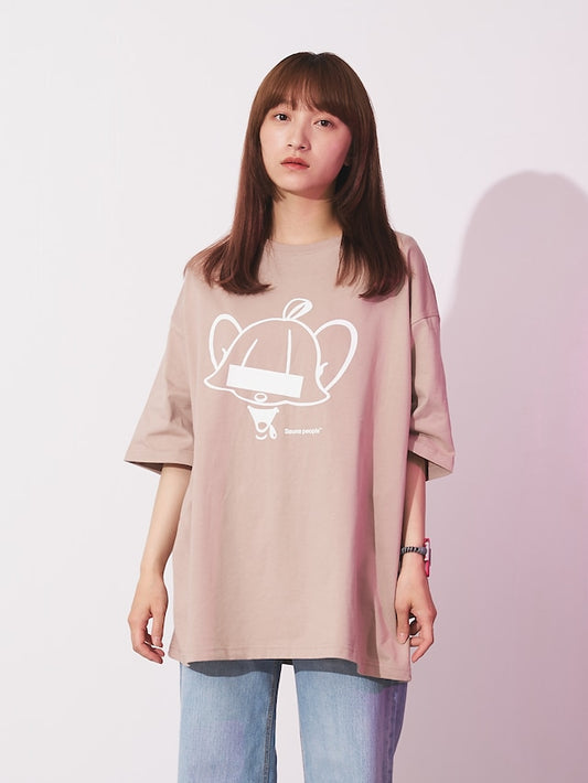 LOOSE FIT TEE / SP65-A03 スモークピンク - KIMARI SAUNA SUPPLY
