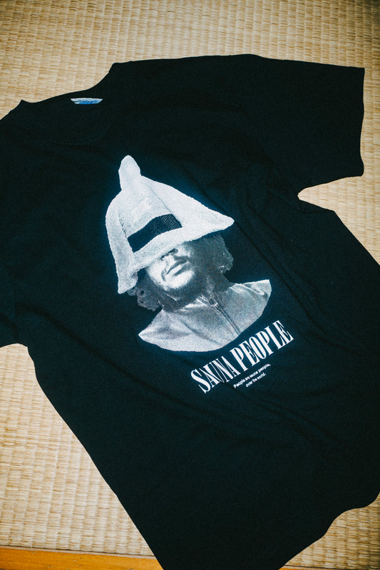 偉人サウナピーポーTEE (ブラック)