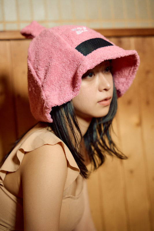 泉州タオルサウナハット サウナピーポー (あやめ) - KIMARI SAUNA SUPPLY