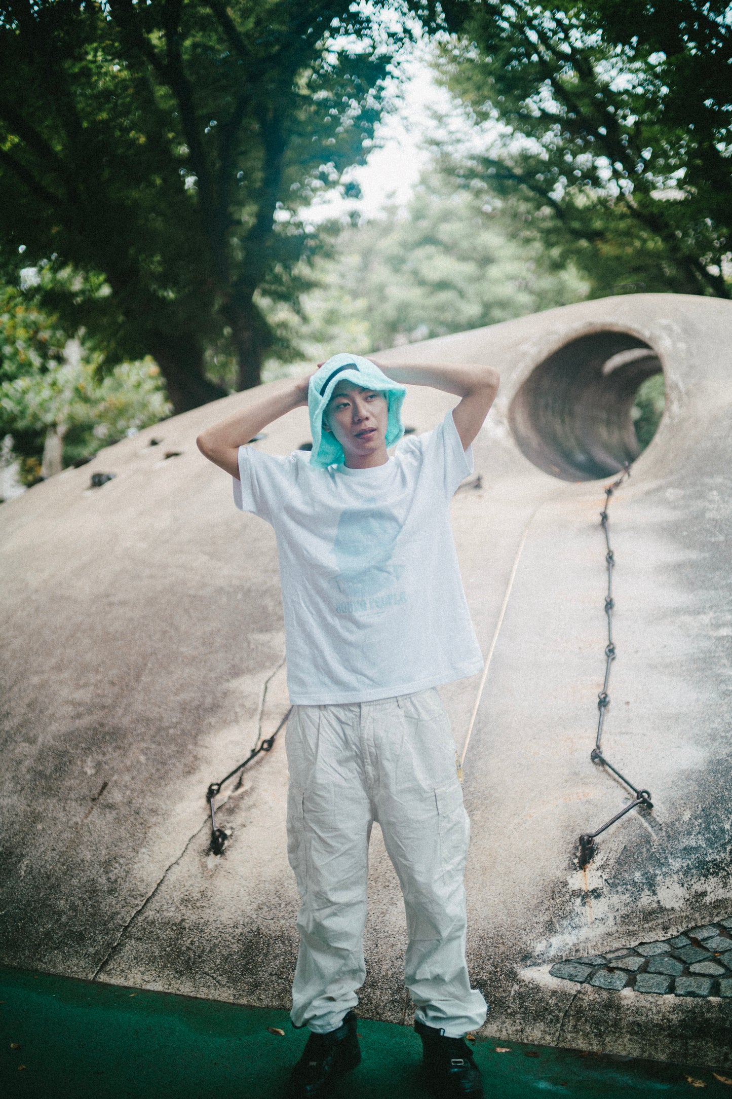 偉人サウナピーポーTEE (ホワイト)