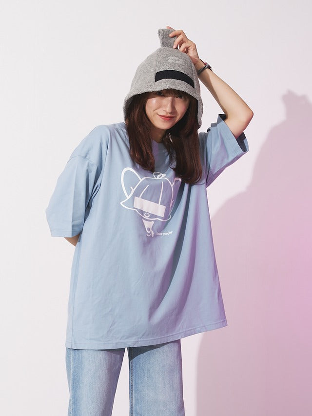 LOOSE FIT TEE / SP24-A03 スモークブルー - KIMARI SAUNA SUPPLY