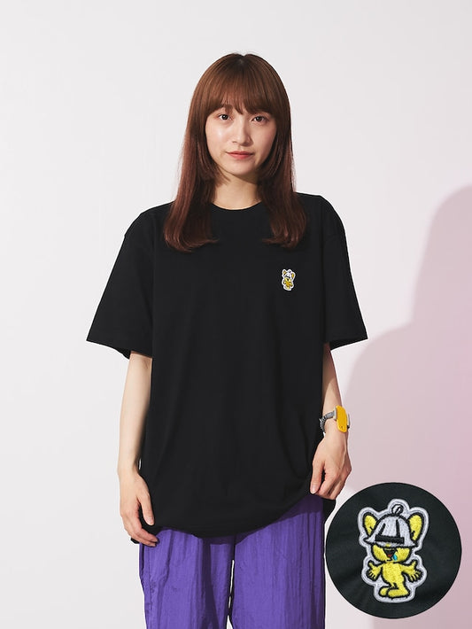 WAPPEN TEE / SPBY-A01 ブラック×イエロー - KIMARI SAUNA SUPPLY