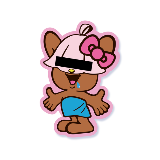 “サウナピーポーちゃん”STICKER / SP-X10 リボン日焼け - KIMARI SAUNA SUPPLY