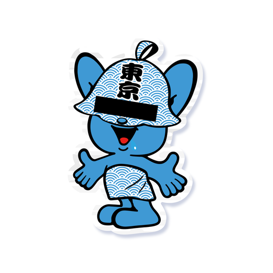 “サウナピーポーさん”STICKER / SP-X08 関東版 - KIMARI SAUNA SUPPLY