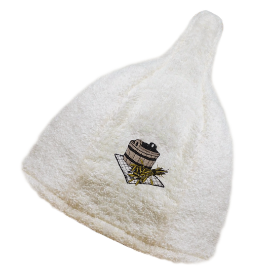 【キマリサウナサプライ】サウナハット(クリーム) - KIMARI SAUNA SUPPLY