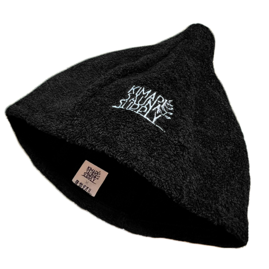 泉州タオルサウナハット KIMARASHI (くろ) - KIMARI SAUNA SUPPLY