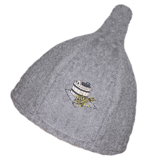 【キマリサウナサプライ】サウナハット(グレー) - KIMARI SAUNA SUPPLY