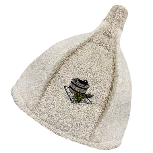 【キマリサウナサプライ】サウナハット(カプチーノ) - KIMARI SAUNA SUPPLY