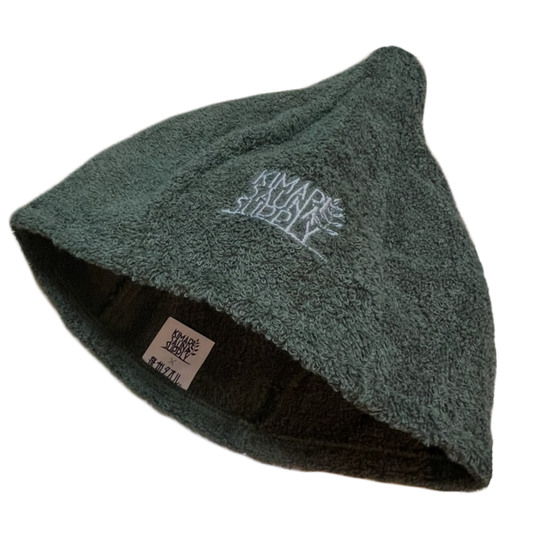 泉州タオルサウナハット KIMARASHI(よもぎ) - KIMARI SAUNA SUPPLY