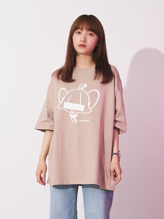 LOOSE FIT TEE / SP65-A03 スモークピンク