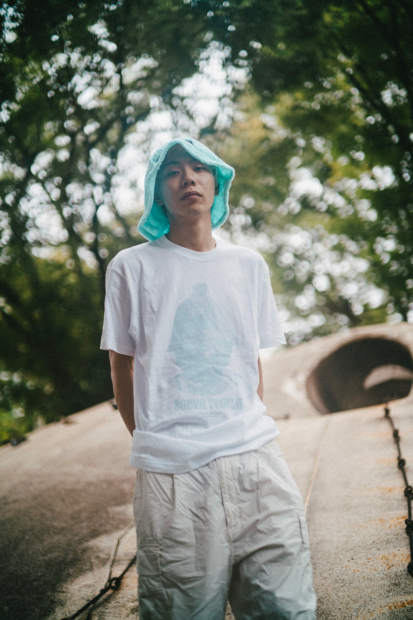 偉人サウナピーポーTEE (ホワイト)