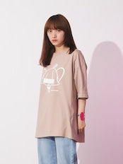 LOOSE FIT TEE / SP65-A03 スモークピンク